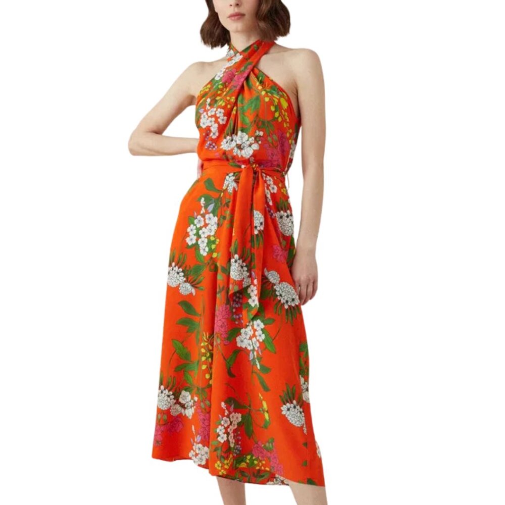 Karen Millen Vintage Silk Romper (S)